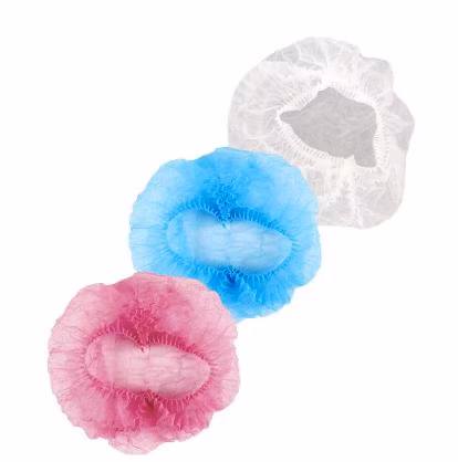 Usine de soins de santé OEM personnalisé sanitaire chirurgical infirmière filet à cheveux jetable PP SMS capuchon bouffant